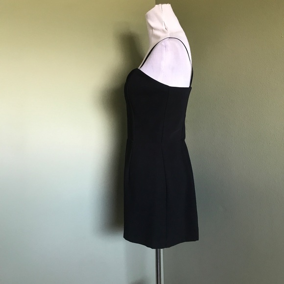 Amanda Uprichard women’s Sweetheart Neck Black Romper Size 4 - Picture 3 of 11